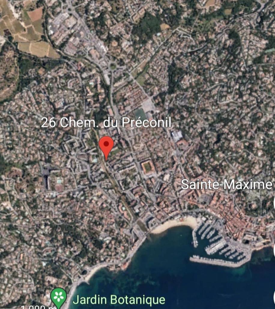 Haut De Villa A 700 Metres De La Plage, Totalement Independant Et Accessible Par Un Escalier Exterieur 圣马克西姆 外观 照片